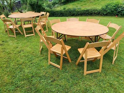 Marquee Beech Wood Tables & Chairs - Gallery Image 2